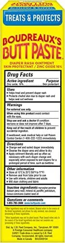 Boudreaux's Butt Paste Original Diaper Rash Cream 12oz (3 x 4oz Tubes) | Fast Relief from Mild Discomfort thumbnail 6