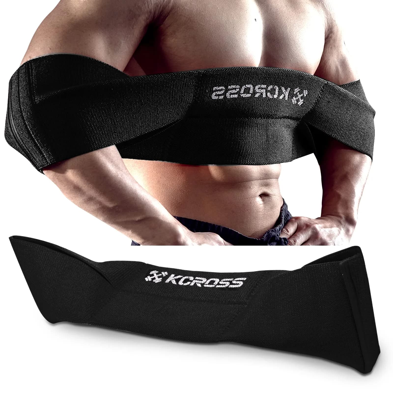kcross Bench Press Band for Men and Women | Resistance Band for Weight Lifting & Push-Ups (7.6in) - main product image