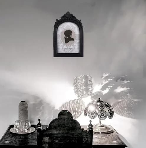 SIKOO Vintage Gothic Black Picture Frame 15x18 cm (6.2x9.6 inch) | Ornate Resin Tabletop & Wall Mount thumbnail 5
