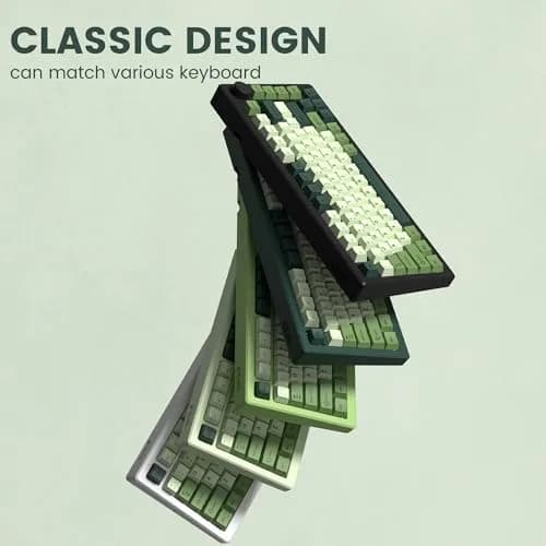 dagaladoo Double Shot PBT Keycaps Green Cherry Profile | 138-Key Set for Mechanical Keyboards thumbnail 6
