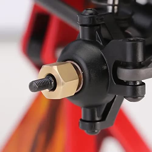 INJORA Brass Wheel Hex Hub Extenders 5mm (0.2in) for 1/18 TRX4M RC Cars | Increased Stability & Anti-Rollover thumbnail 7