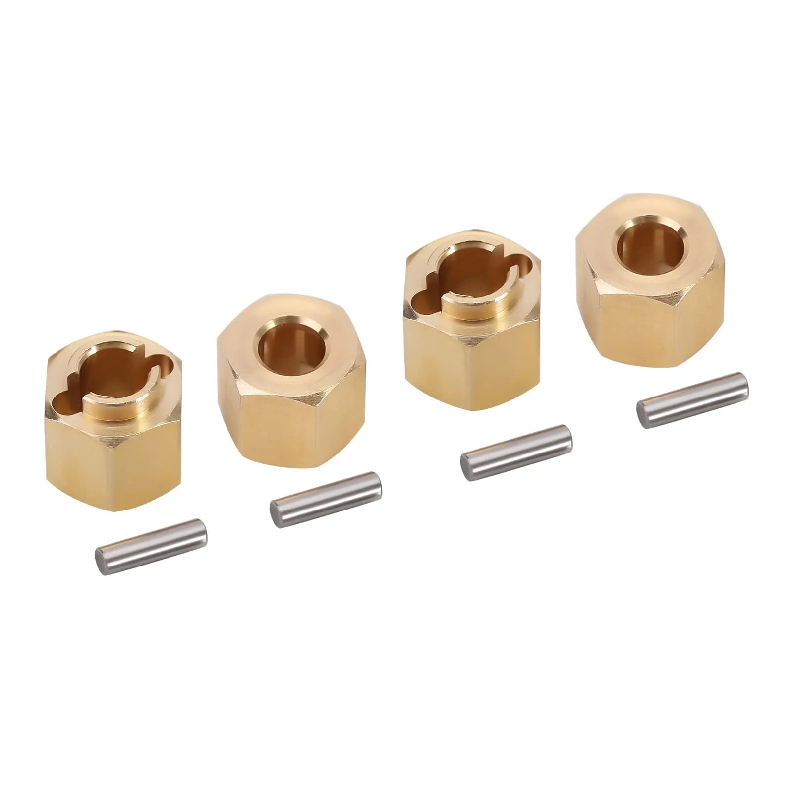 INJORA 6mm Brass Wheel Hex Hub Extenders for 1/18 TRX4M RC Cars | Enhanced Stability - view 2