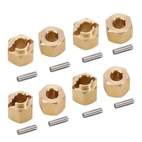 INJORA Brass Wheel Hex Hub Extenders 5mm+6mm for 1/18 TRX4M thumbnail 1