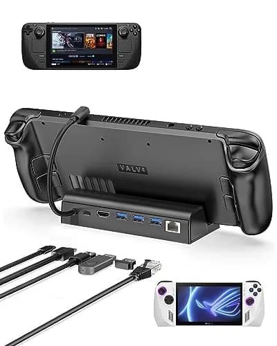 Antank 6-in-1 Docking Station for Steam Deck/ROG Ally, 15.6 cm (6.14 in) | 4K@60Hz HDMI 2.0, 100W PD Charging thumbnail 1