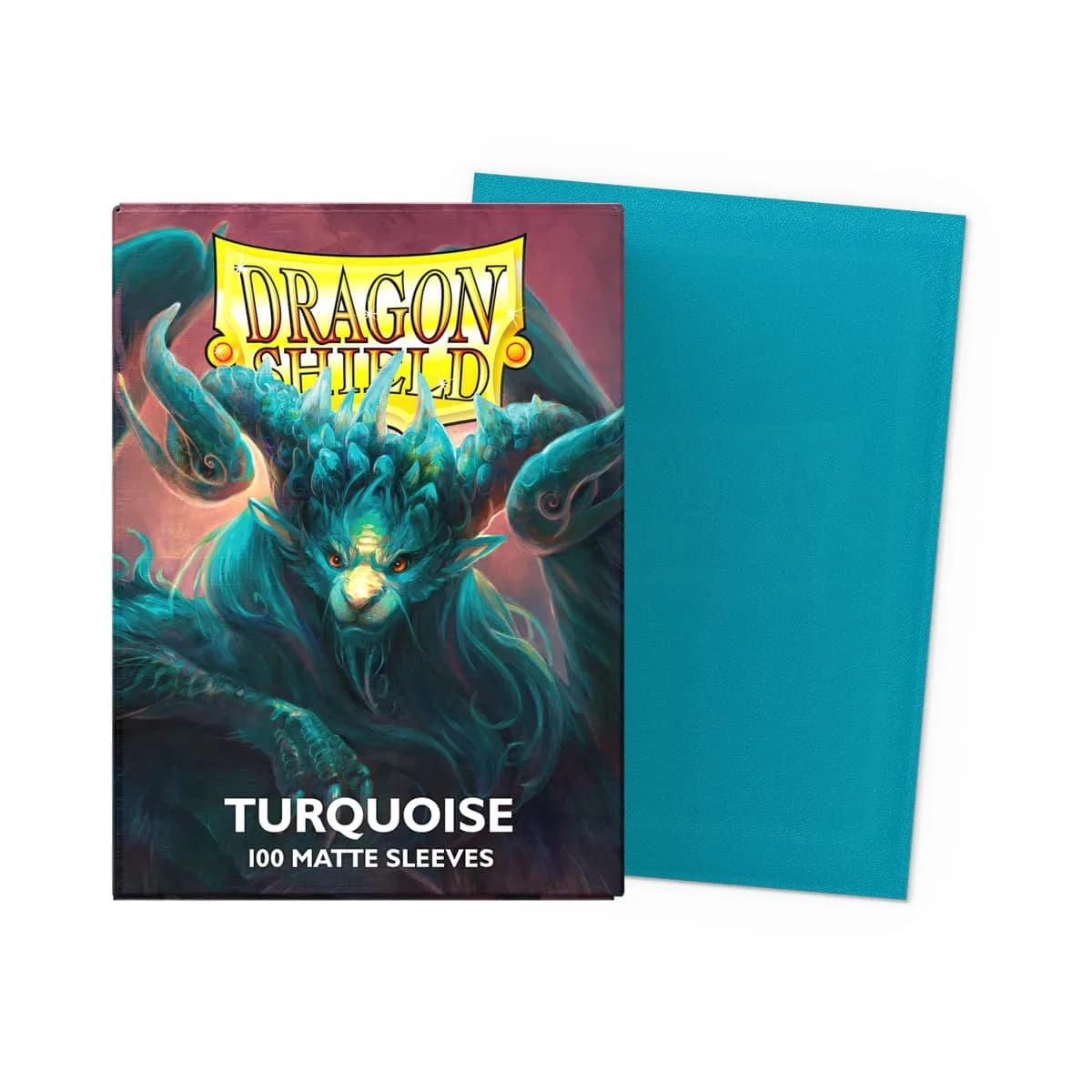 Dragon Shield Standard Size Matte Card Sleeves (100 CT, Turquoise) | Players' Choice for TCG Protection thumbnail 2
