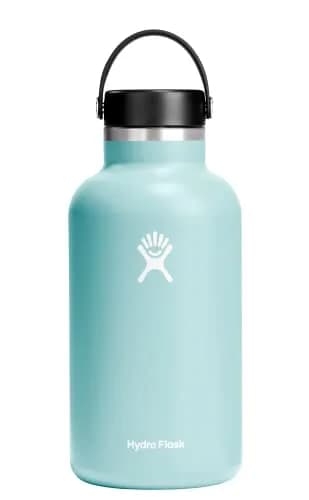 Hydro Flask 64 Oz Wide Mouth Water Bottle in Dew | Insulated Stainless Steel - main product image