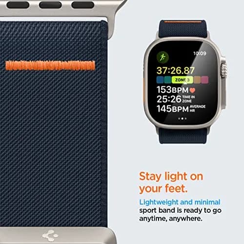 Spigen Lite Fit Ultra for Apple Watch Band, Lightweight Fabric Strap 49mm | Breathable & Durable thumbnail 5