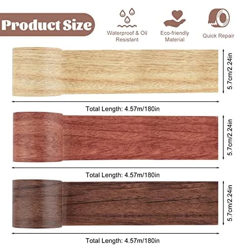 DIBALIYI Wood Grain Repair Tape 9.14m (30ft) | Waterproof & Wear-Resistant for Furniture & Floors thumbnail 9