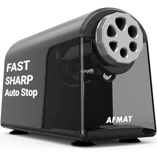 AFMAT PSX2 Electric Pencil Sharpener 156 mm (6.9 in) | Heavy Duty for 6-11mm Pencils thumbnail 1