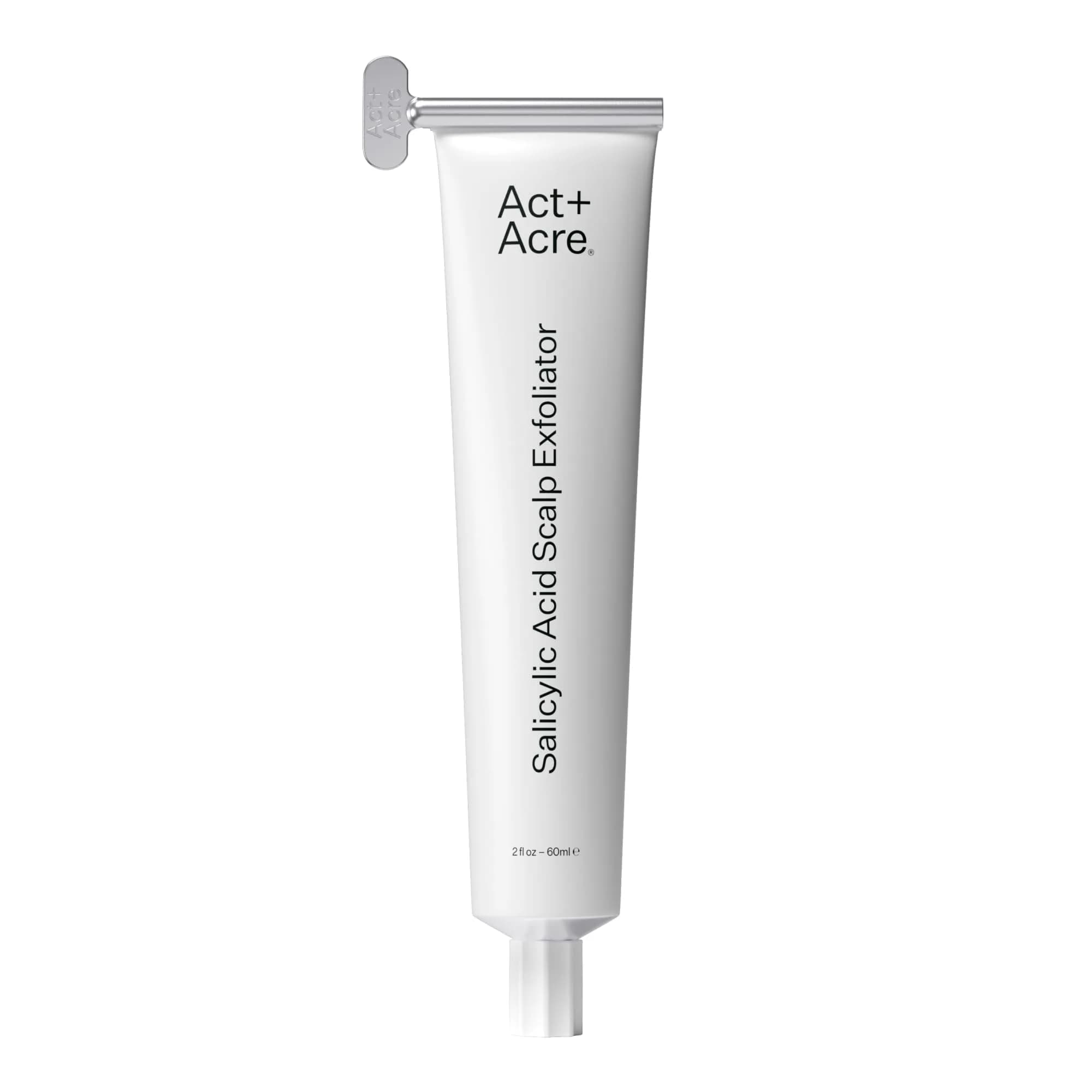 ACT+ ACRE Salicylic Acid Scalp Exfoliator 2 fl oz | Gentle Oil & Flake Removal for Oily Scalp