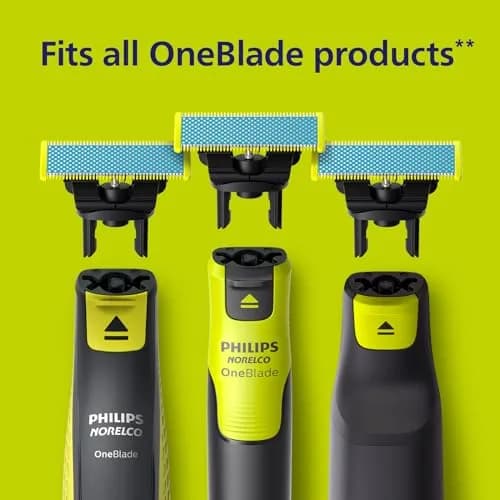 Norelco OneBlade Replacement Blades, Anti-Friction, 2 Pack | Up to 4 Months Durability, Micro Glass Beads Reduce Irritation thumbnail 6
