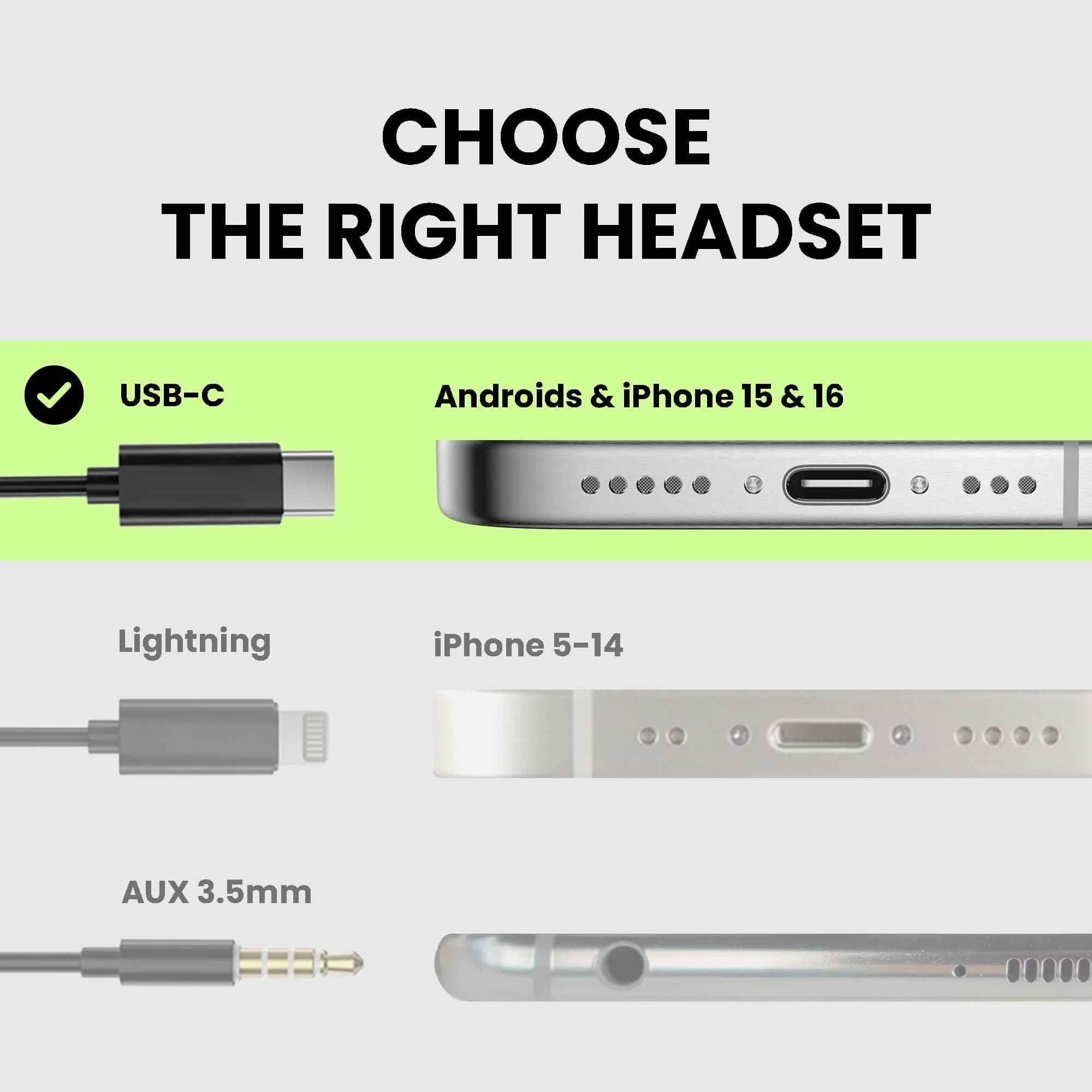 Avantree Resolve USB-C Wired Open-Ear Earbuds with Mic, Small-Medium Size - view 4