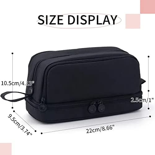 CICIMELON Large Capacity Pen Pencil Case with 4 Compartments | Multi-Slot School Organizer for Teens & Adults thumbnail 5