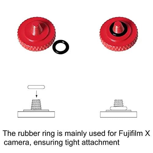 Panzong Red Soft Shutter Release Button (3 Pack, 11mm) | Pure Copper Concave Camera Shutter Button thumbnail 6