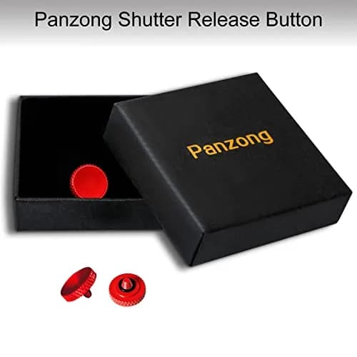 Panzong Red Soft Shutter Release Button (3 Pack, 11mm) | Pure Copper Concave Camera Shutter Button thumbnail 7