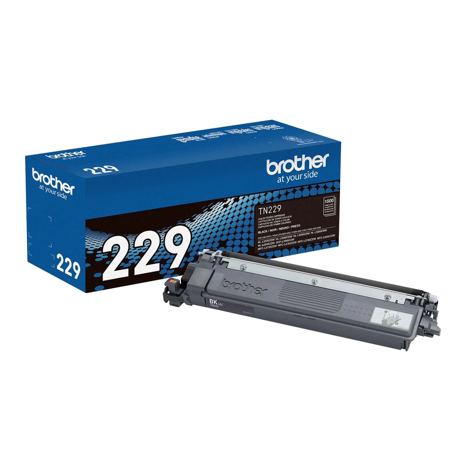 Brother TN229 Black Standard Yield Toner Cartridge | Pack of 1 | Genuine Brother Toner for Laser Printers - main product image