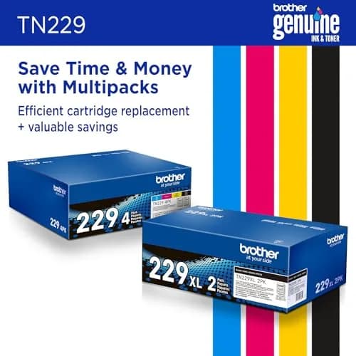 Brother Genuine TN229BK Black Standard Yield Toner Cartridge 1500 Pages | Laser Quality Prints thumbnail 7