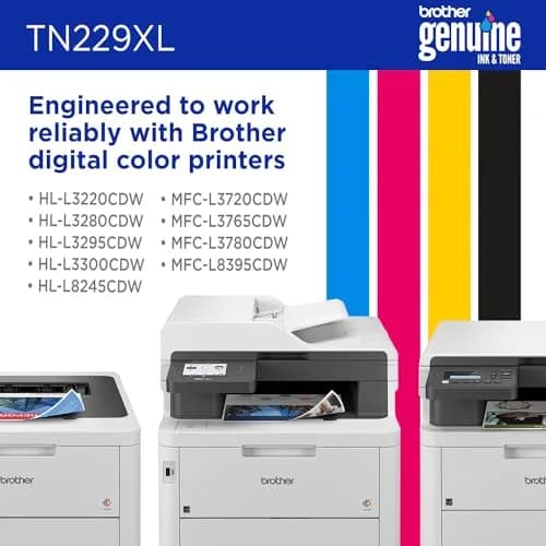 Brother Genuine TN229XLY Yellow High Yield Toner Cartridge | 2,300 Pages thumbnail 4