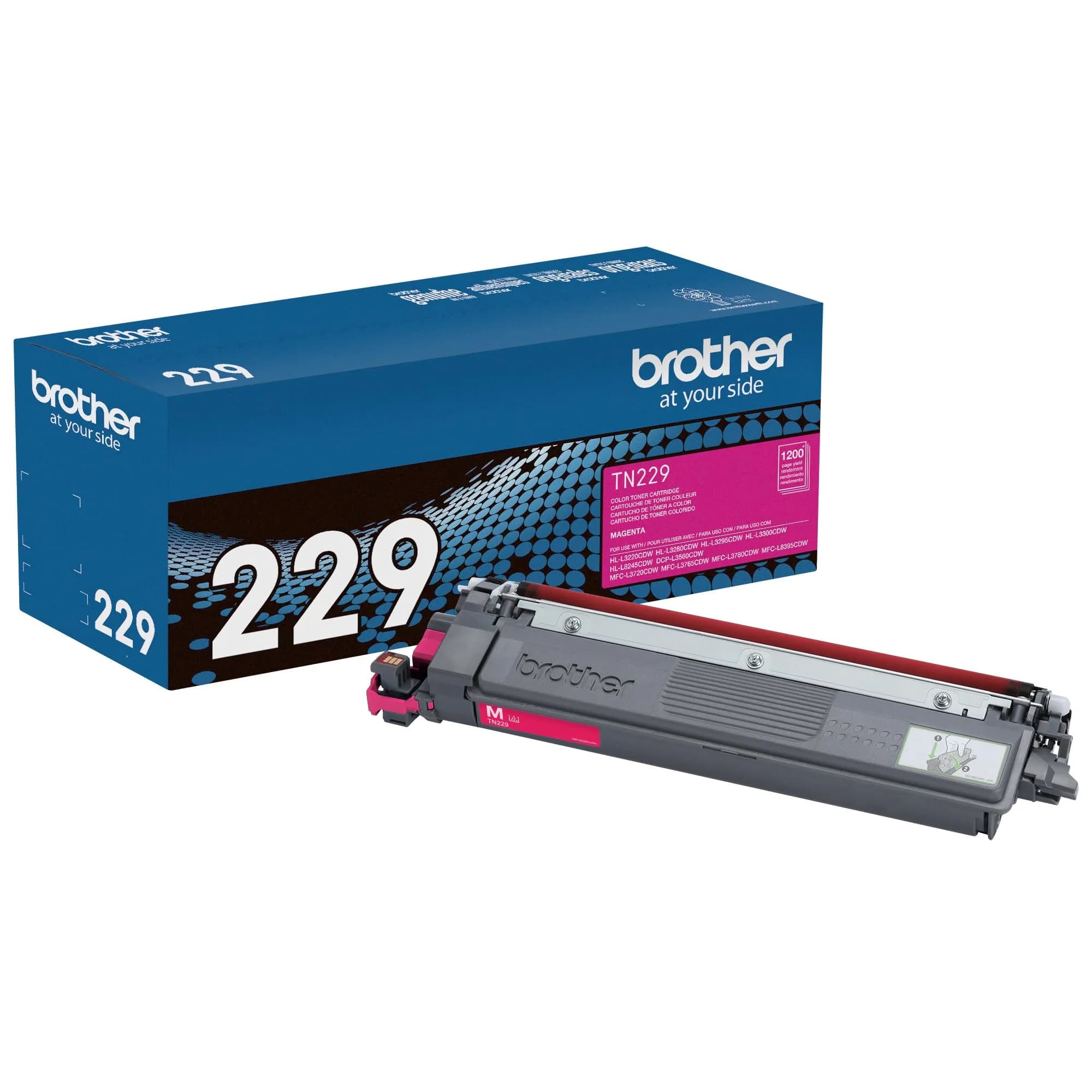 Brother Genuine TN229M Magenta Toner Cartridge Standard Yield | Up to 1,200 Pages | Pack of 1 - view 2