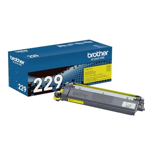 Brother Genuine TN229Y Yellow Standard Yield Toner Cartridge | Prints up to 1,200 Pages thumbnail 1