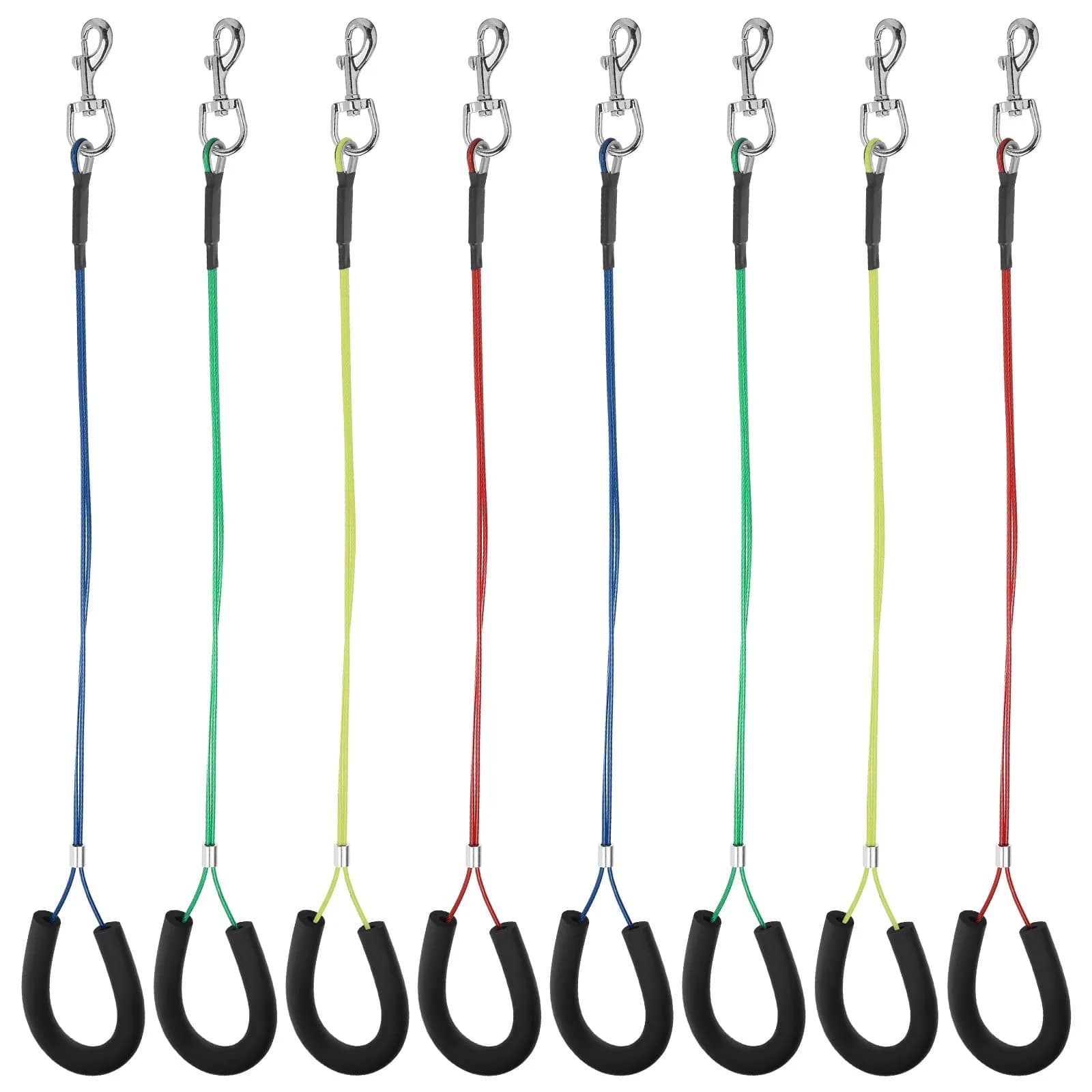Chunful Dog Grooming Loop Noose 62cm | Waterproof Restraint Loop for Pet Bathing & Grooming — red, green, blue, fluorescent green