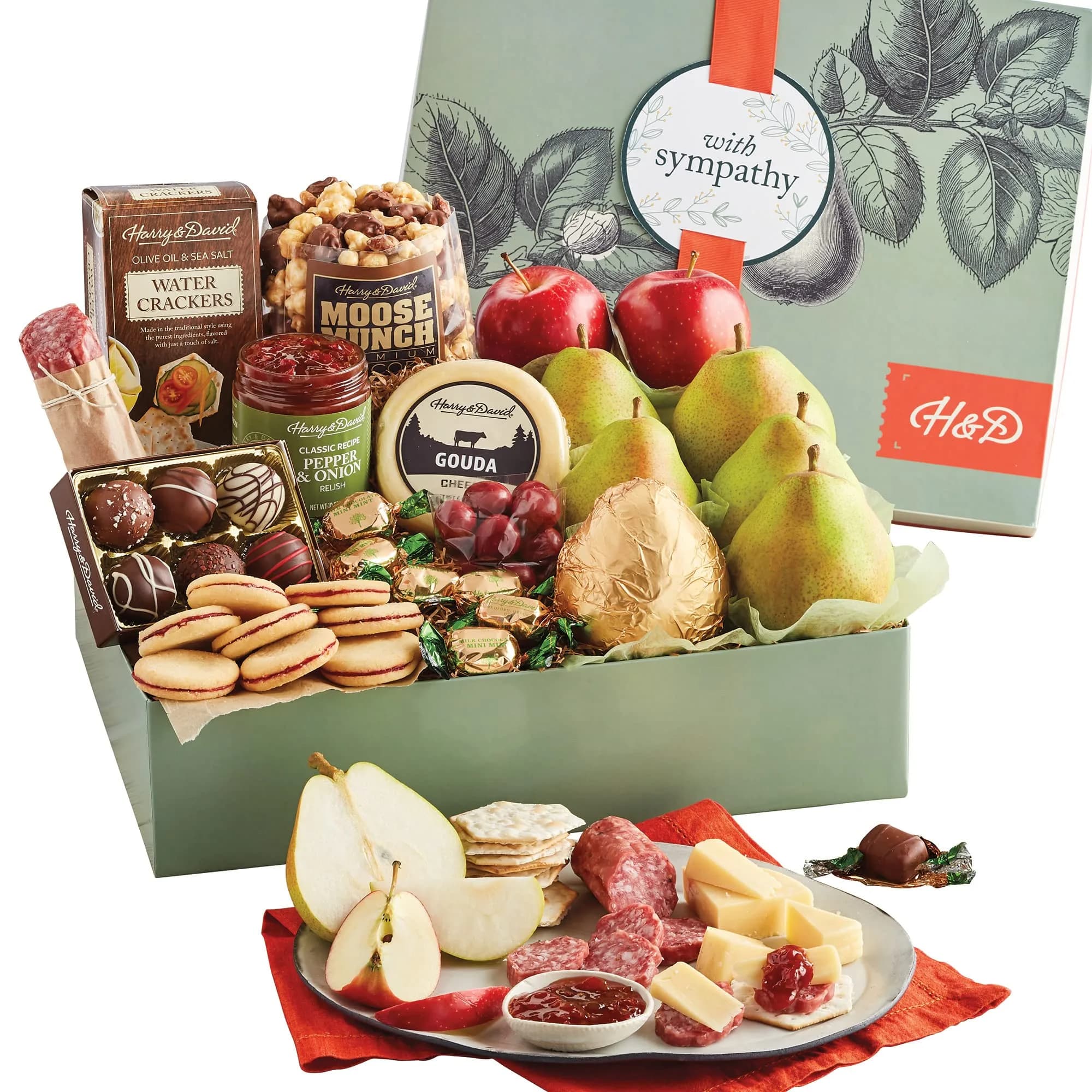 Harry & David Sympathy Founders' Favorites Gift Box | Comforting Assortment for Support (120 chars)