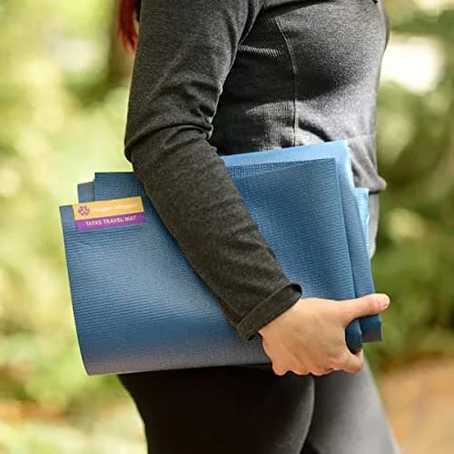 Hugger Mugger Tapas Travel Yoga Mat - Graphite | Super Portable, Durable & Textured Surface thumbnail 7