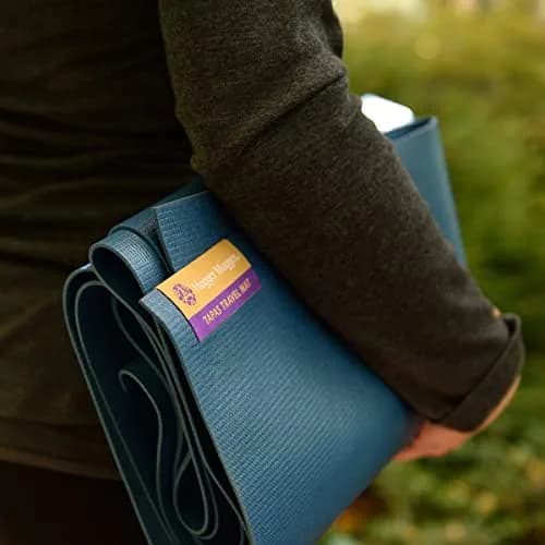 Hugger Mugger Tapas Travel Yoga Mat - Graphite | Super Portable, Durable & Textured Surface thumbnail 8