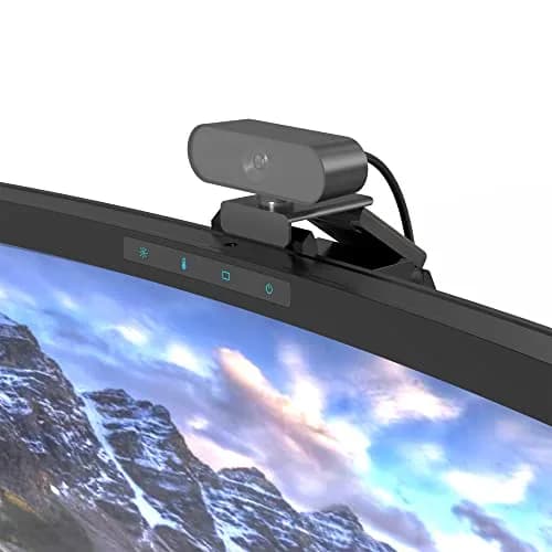 ONWAY Curved Monitor Light Bar with Wireless Remote, Black 42cm (16.5 inches) | Eye-Care Screen Lighting for Home Office thumbnail 4
