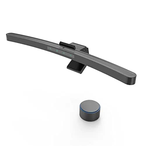 ONWAY Curved Monitor Light Bar with Wireless Remote, Black 42cm (16.5 inches) | Eye-Care Screen Lighting for Home Office thumbnail 1
