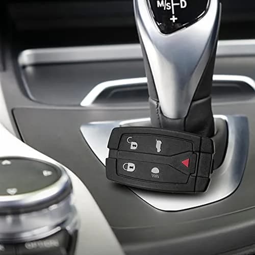 X AUTOHAUX Car Key Shell Case for Land Rover Freelander Discovery 2 | 2pcs 5 Buttons, Black, Plastic & Metal thumbnail 7