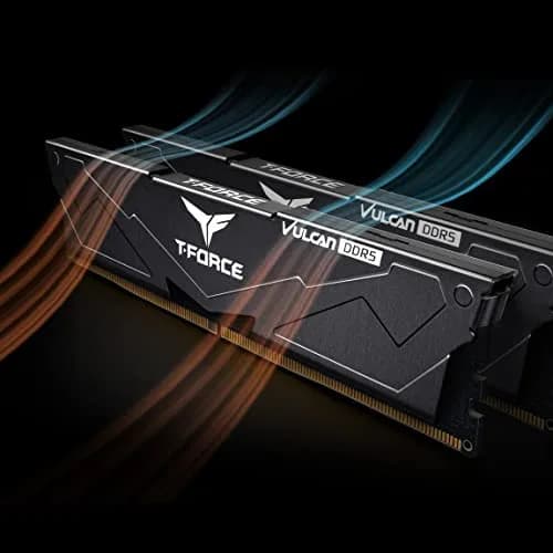 TEAMGROUP T-Force Vulcan DDR5 32GB (2x16GB) 6000MHz CL38 Desktop RAM | XMP 3.0 Ready thumbnail 9