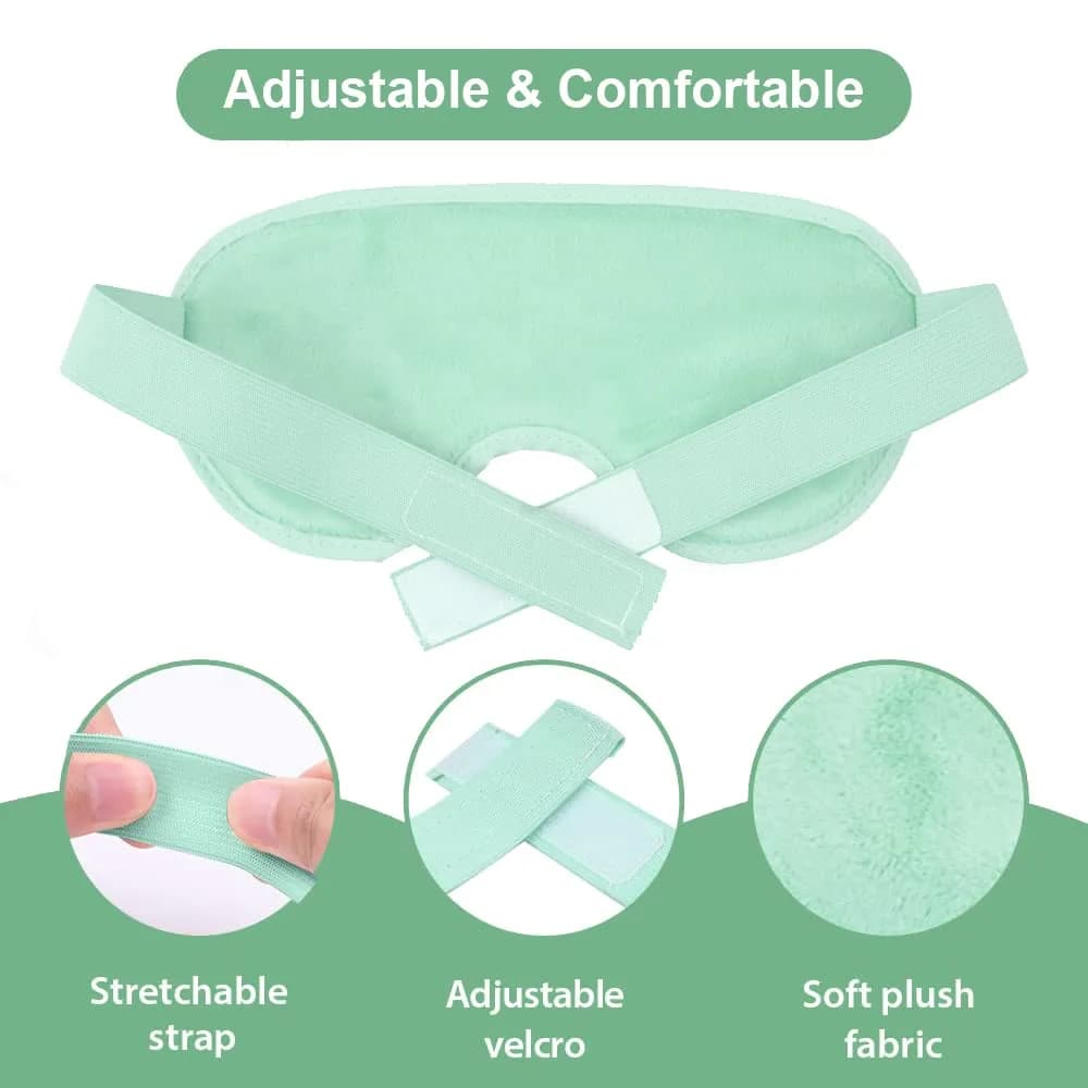 NEWGO Green Cooling Eye Mask - 2 Pack for Soothing Relief - view 4
