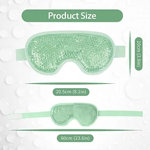 NEWGO Cooling Eye Mask for After Surgery 2 Pack | Reversible Dual-Sided Gel for Hot & Cold Therapy thumbnail 7