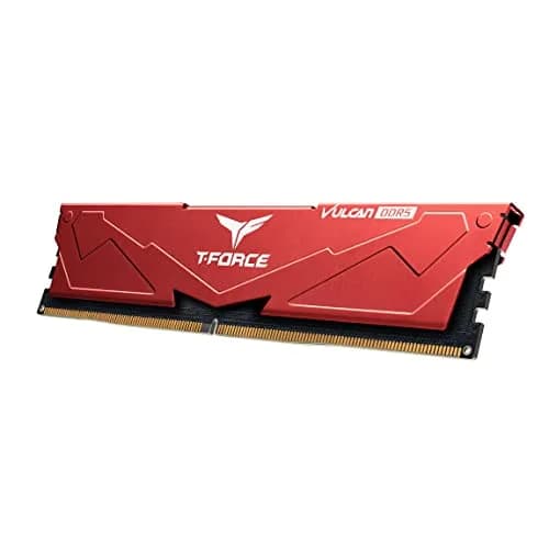 TEAMGROUP T-Force Vulcan DDR5 32GB (2x16GB) 6000MHz CL38 Desktop Memory Module Ram Red | 32GB (2x16GB) DDR5 6000MHz thumbnail 8