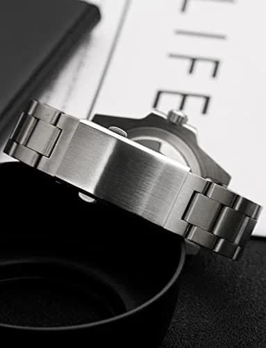 watchdives Watch Buckle 18mm Stainless Steel Silver Fold Safety Clasp | Durable & Adjustable thumbnail 7