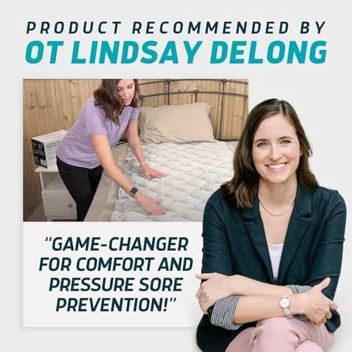 Lunderg Alternating Air Pressure Mattress Pad with Static Mode & Flocking | Bed Sore Prevention & Comfort thumbnail 2
