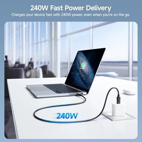 Cable Matters 2-Pack 20Gbps USB C to USB C Monitor Cable, 6ft (1.8m) Length - view 4