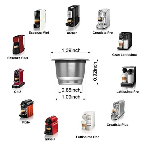 Triplot Reusable Coffee Pods for Nespresso OriginalLine (1 Capsule + 50 Lids) | Stainless Steel Filter thumbnail 5