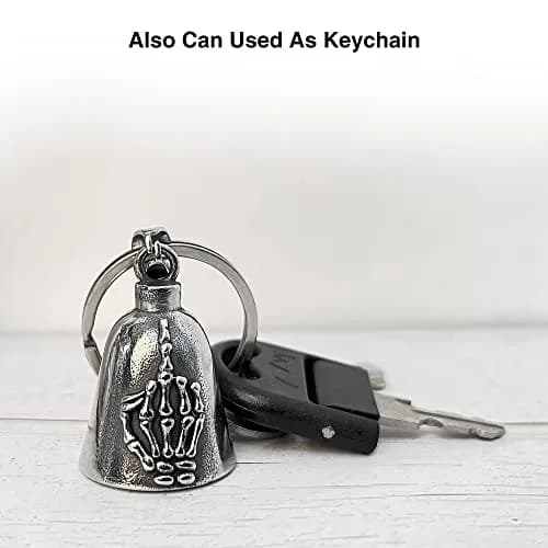 Omoojee Motorcycle Bell for Luck, Middle Finger Bell, Drive Safe for Bikers Riders | Unique 3D Design, Good Luck Charm, Universal Fit thumbnail 5