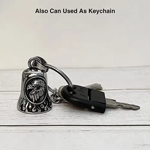 Omoojee Eagle Bell for Luck & Safe Drive | Metal Motorcycle & Bicycle Accessory thumbnail 5