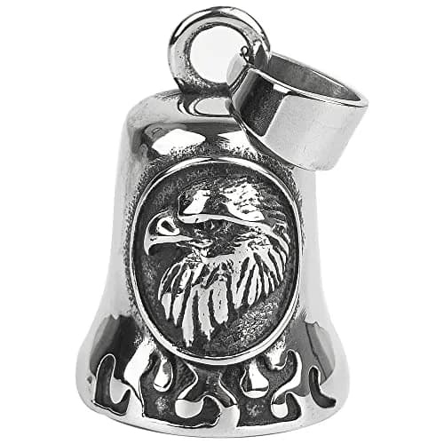 Omoojee Eagle Bell for Luck & Safe Drive | Metal Motorcycle & Bicycle Accessory thumbnail 1