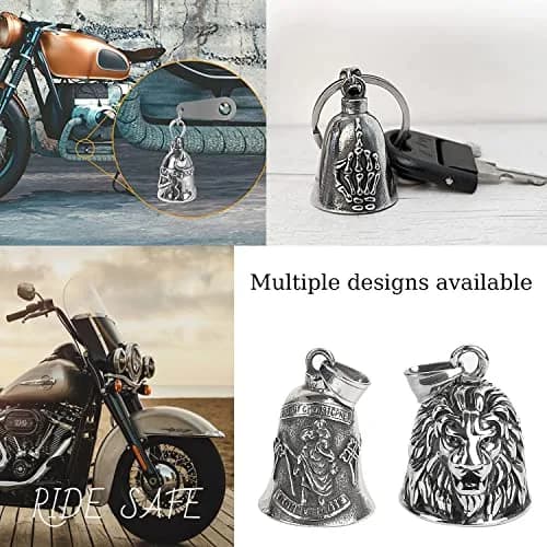 Omoojee Eagle Bell for Luck & Safe Drive | Metal Motorcycle & Bicycle Accessory thumbnail 7