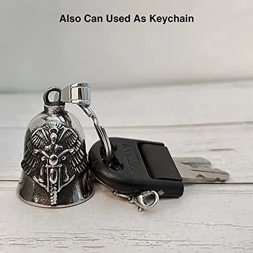 Omoojee Motorcycle Angel Bell for Luck, Drive Safe Cycling Bell for Bikers Riders | Unique 3D Design, Wide Use thumbnail 5