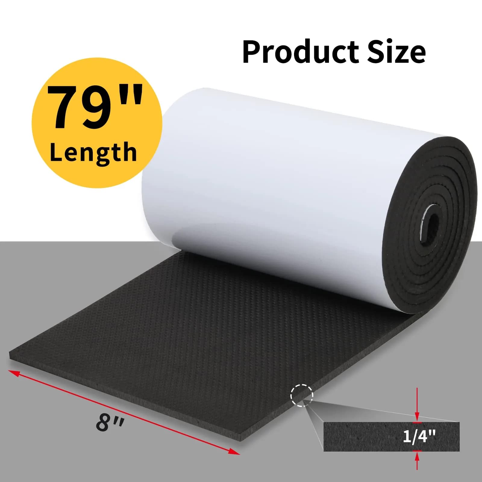 PICK FOR LIFE Garage Wall Protector, 2 Rolls 79"x8"x0.25" EVA Foam Bumper Guard | Protects Car Doors from Scratches - view 3
