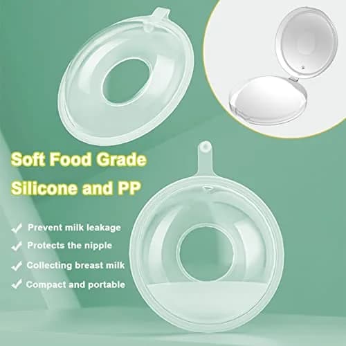 Zdolmy Breast Shells with Plugs, 2 Count (60ml) | Protects Sore Nipples, Collects Leaks thumbnail 2