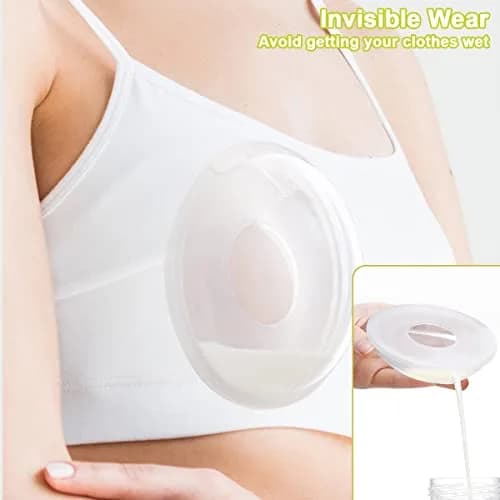 Zdolmy Breast Shells with Plugs, 2 Count (60ml) | Protects Sore Nipples, Collects Leaks thumbnail 3