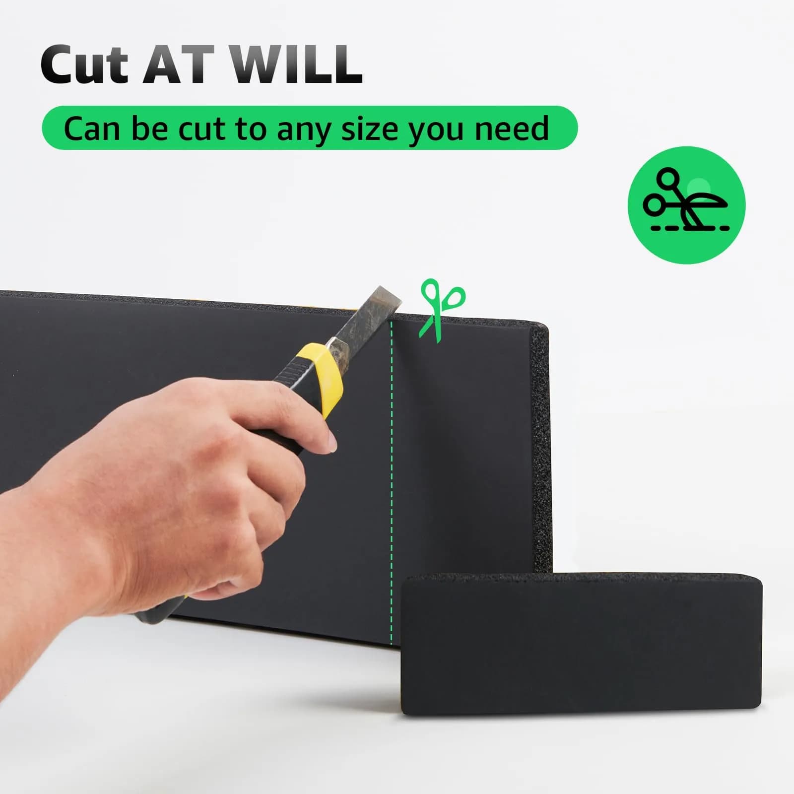 PICK FOR LIFE Garage Wall Protector 4 Pack 42cm (16.5") x 13.4cm (5.3") x 2cm (0.8") | Protects Car Doors from Scratches & Dents - view 6