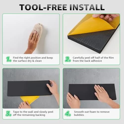 PICK FOR LIFE Garage Wall Protector 4 Pack 42cm (16.5") x 13.4cm (5.3") x 2cm (0.8") | Protects Car Doors from Scratches & Dents thumbnail 7