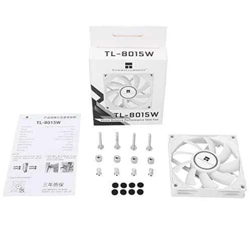 Thermalright TL-8015W Slimline CPU Cooling Fan 80mm White | 2200RPM PWM 4-Pin thumbnail 7